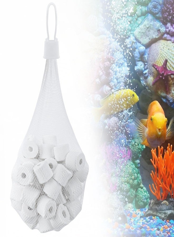 IFERLA 500g Bio-max Biological Material Remover Replacement for Fluval Canister Filter, Biological Filter Media for Freshwater/Saltwater Aquariums, Bio Media Ceramic Rings Filter Media for Pond, Fish Tank - Image 1